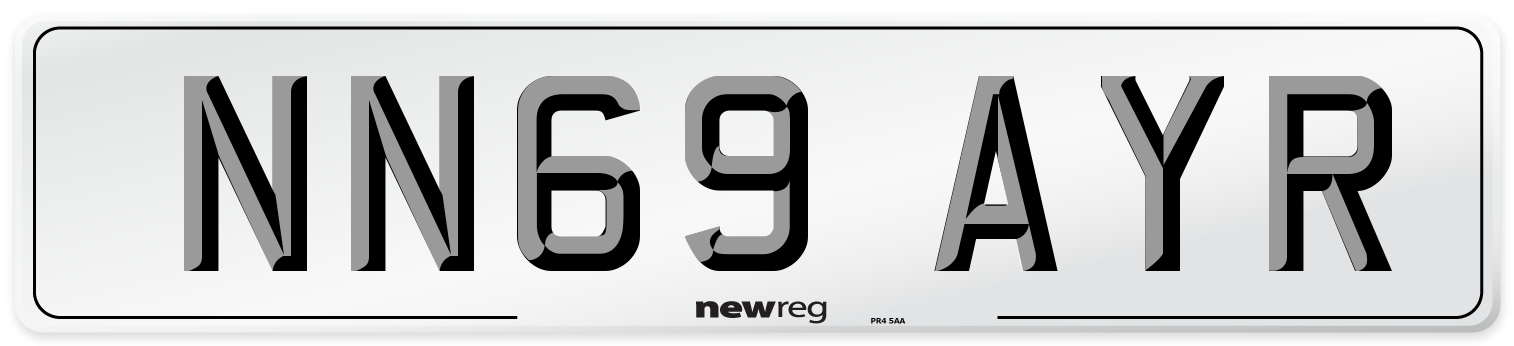 NN69 AYR Number Plate from New Reg